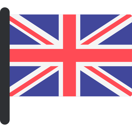 Britische Flagge als Symbol für englischsprachiges Lernmaterial